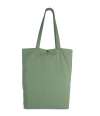KI3213 Kimood Washed Cotton Tote Bag Washed Green Clay colour image